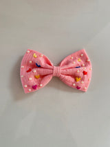 Pink Small bow clips