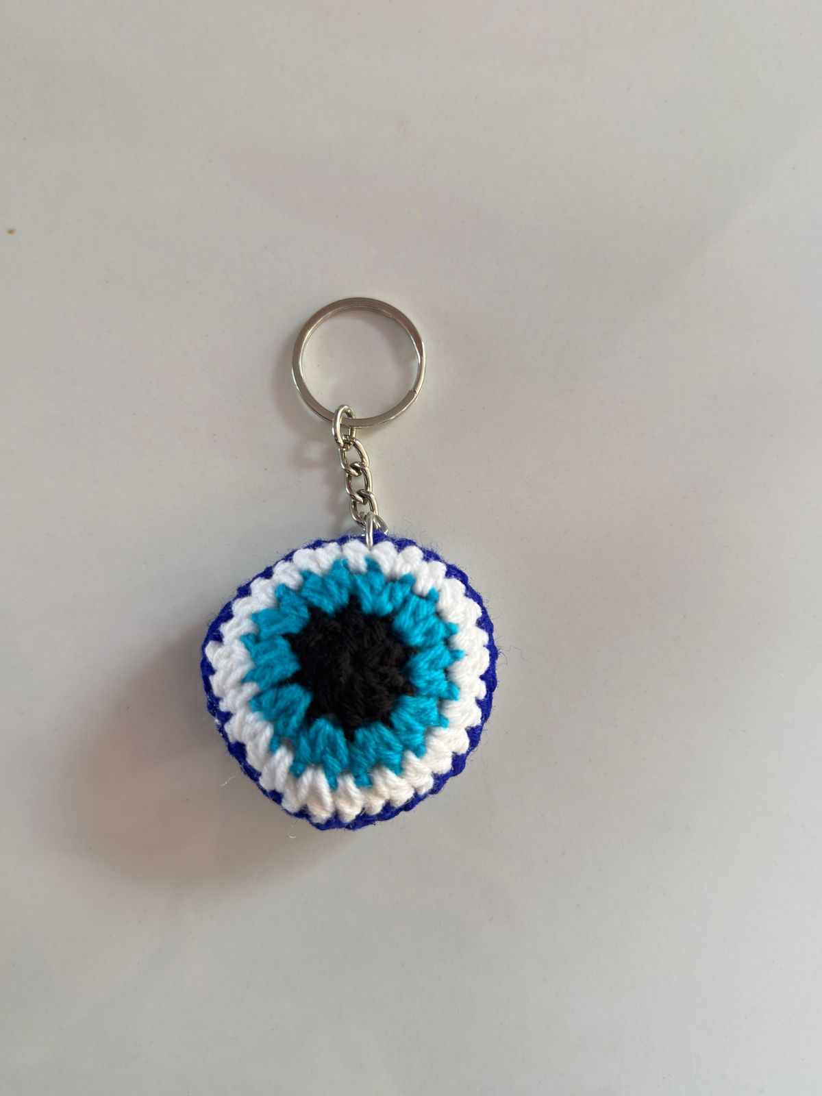🧿 Evil Eye Wool Keychain