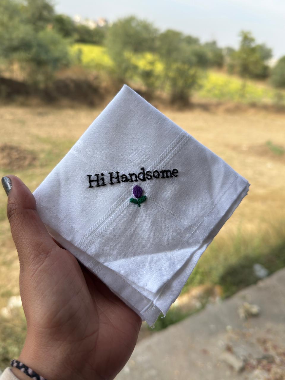 🎂 Birthday Embroidery Handkerchief – Gift Collection