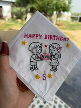❤️ Dil Se Dil Tak – Birthday Special Handkerchief