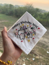 🎉 Dudu Bubu Birthday Celebration Handkerchief